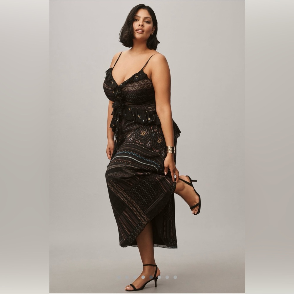 💫  NWT Anthropologie “Let me Be” midi dress